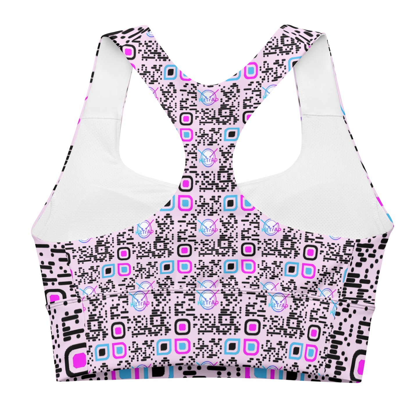 Longline sports bra (Pink)