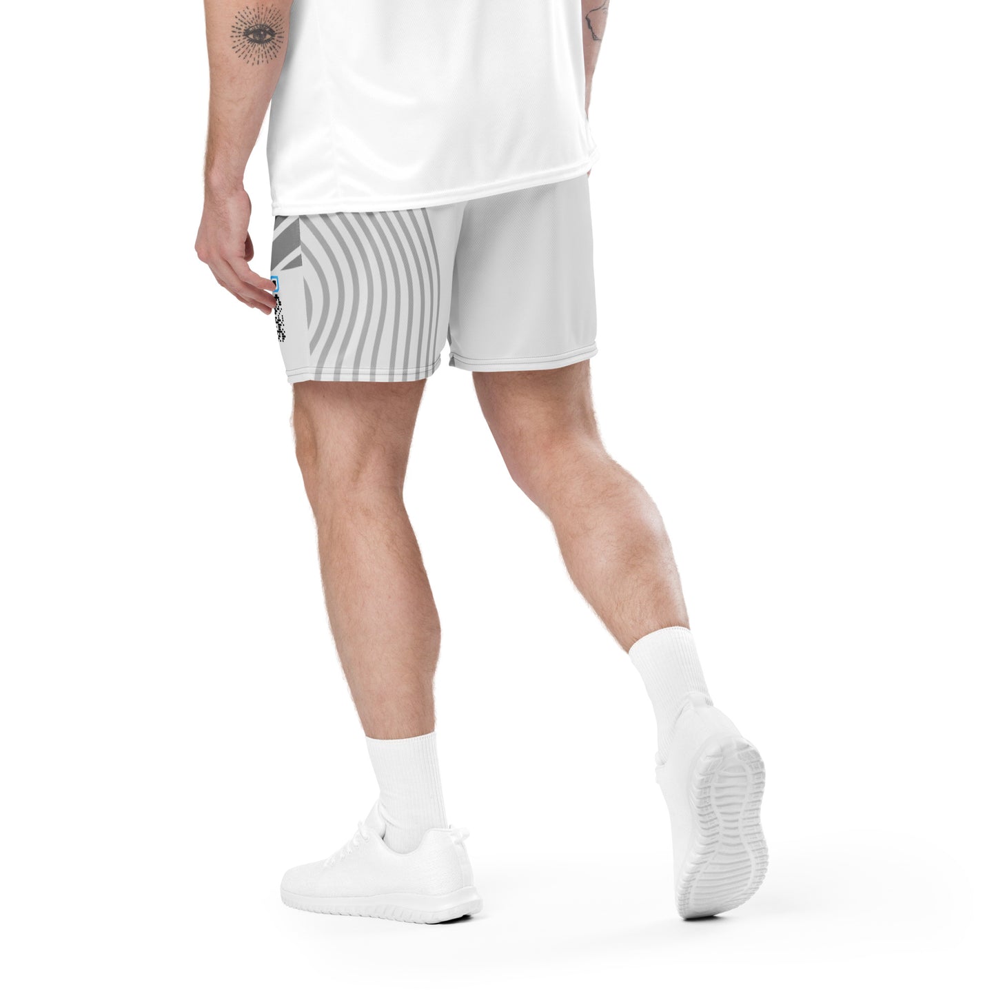HitTrAp Grays mesh shorts