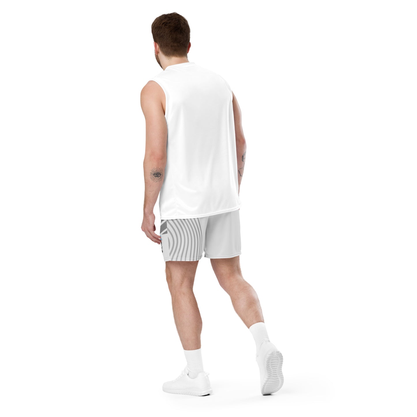 HitTrAp Grays mesh shorts