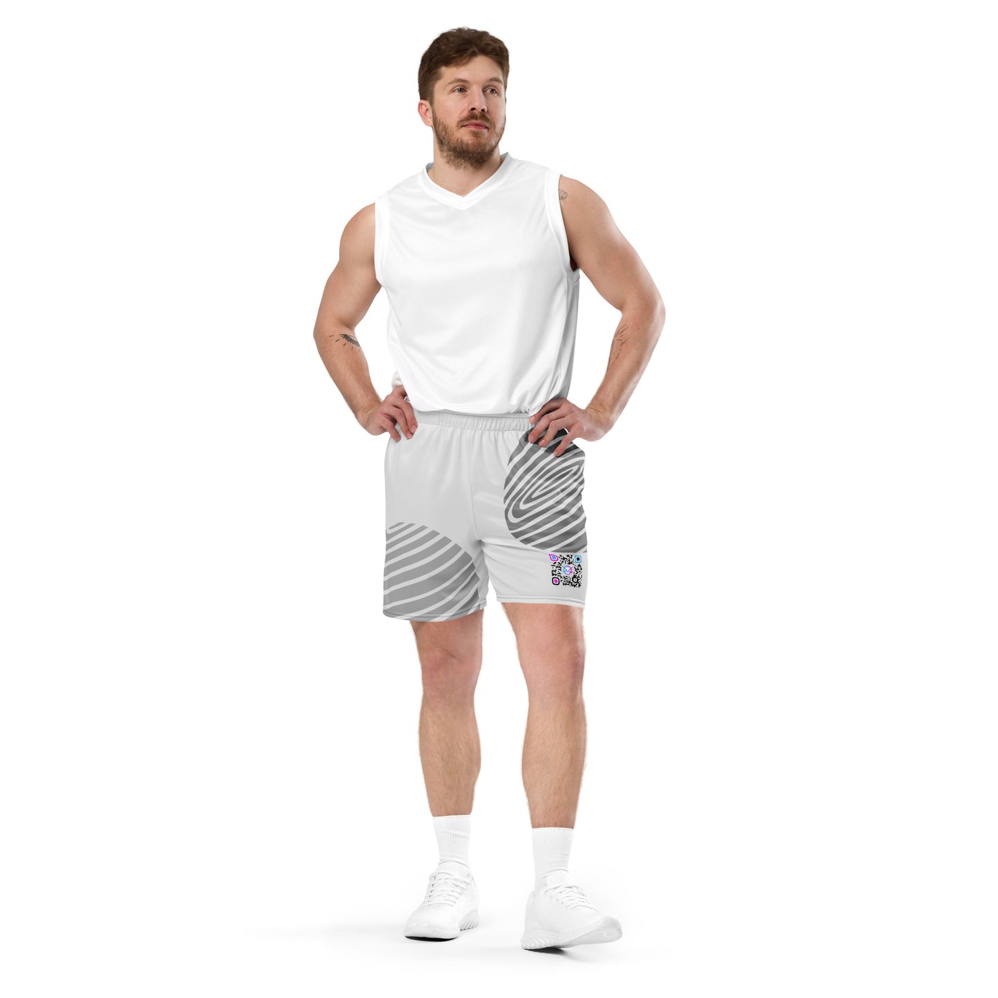HitTrAp Grays mesh shorts