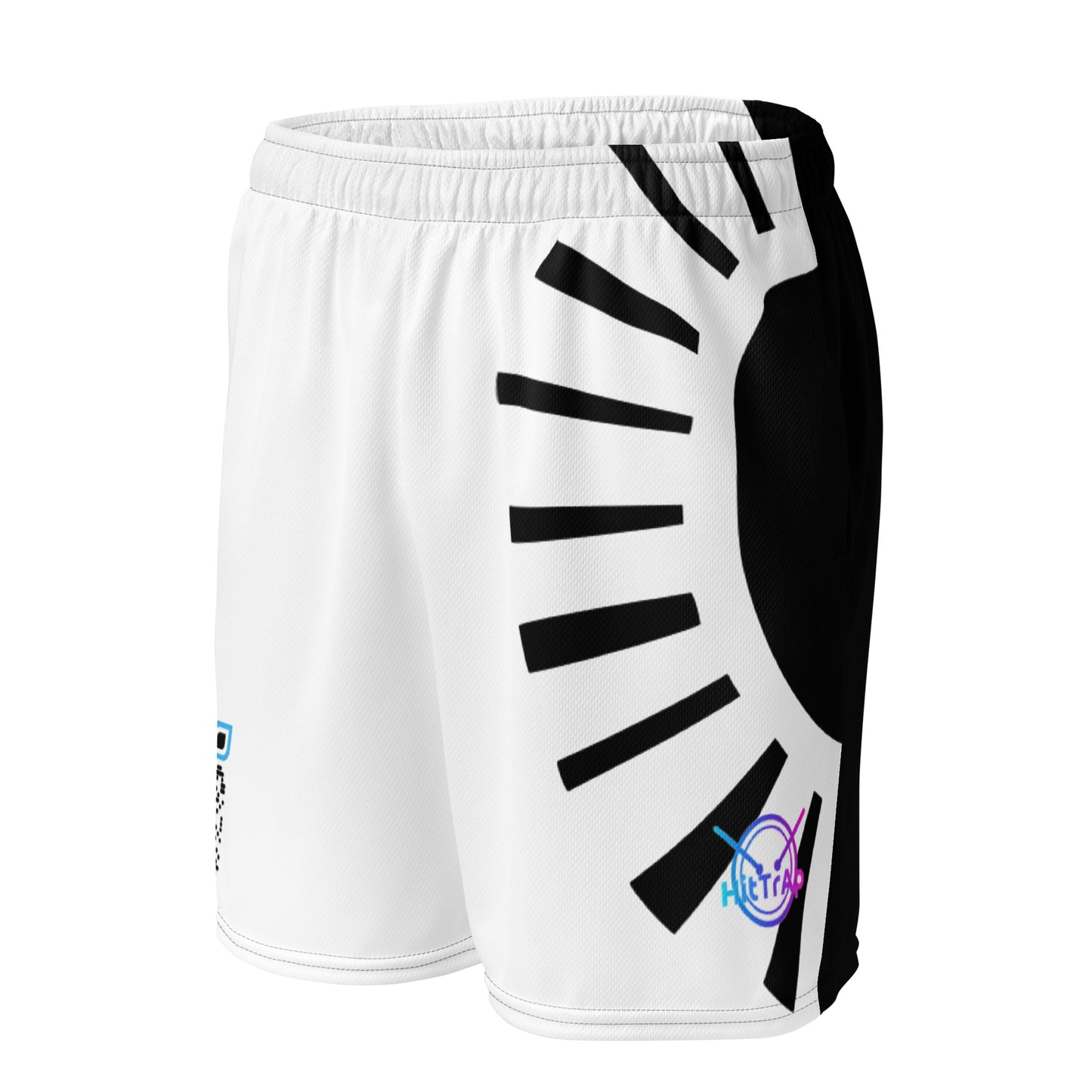 HitTrAp B&W Solid mesh shorts