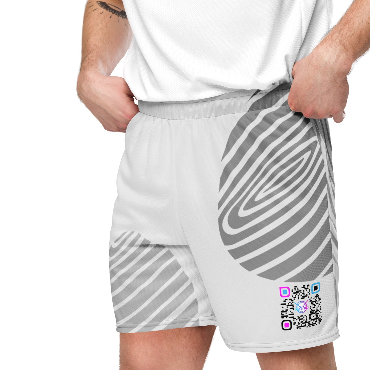 HitTrAp Grays mesh shorts