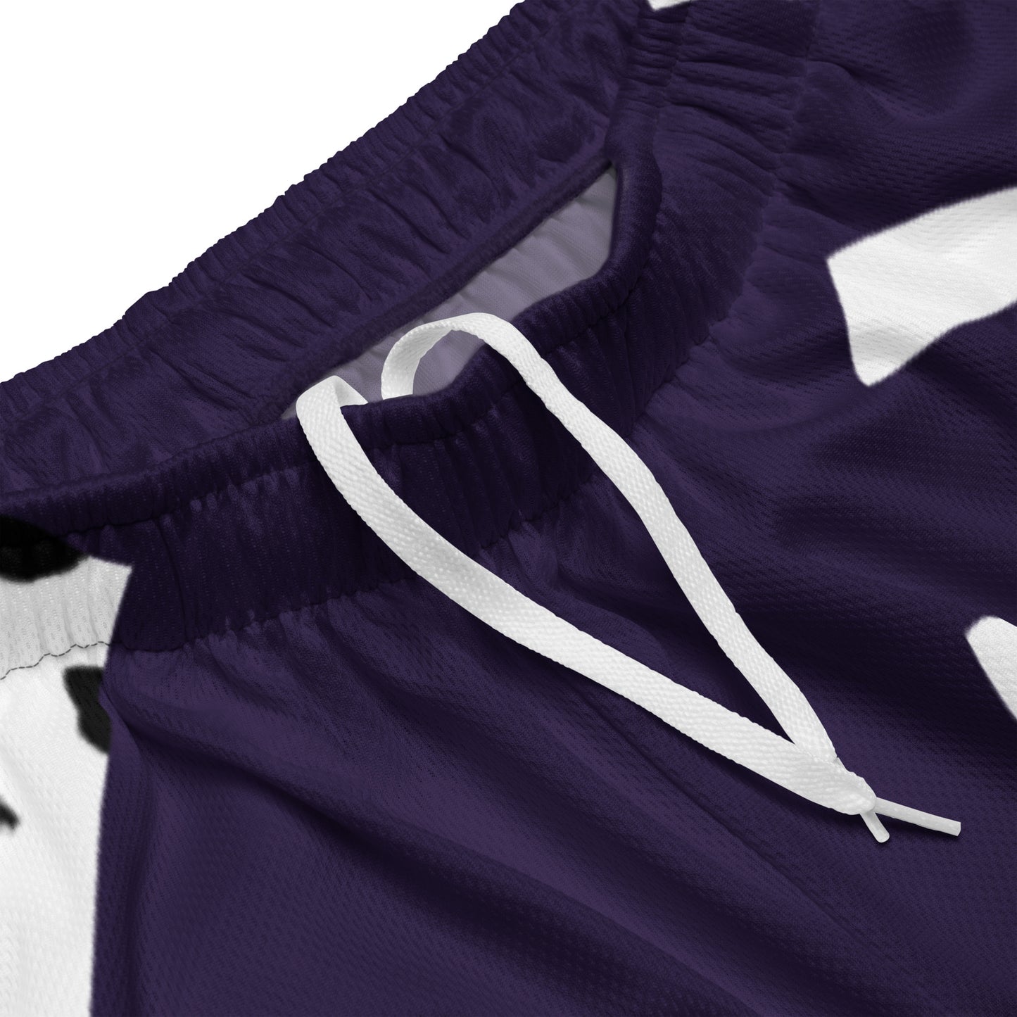 HitTrAp Purple Panther mesh shorts