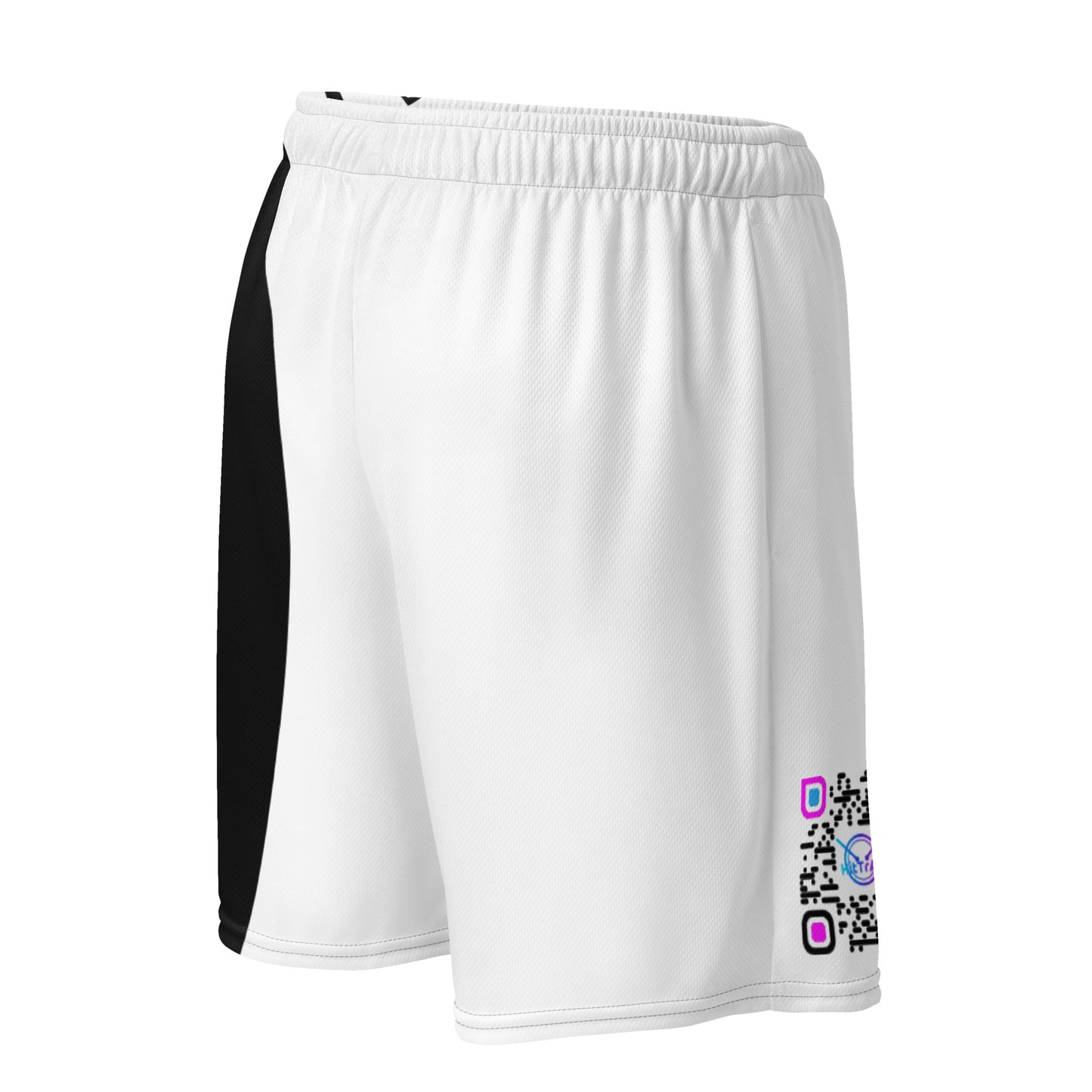 HitTrAp B&W Solid mesh shorts