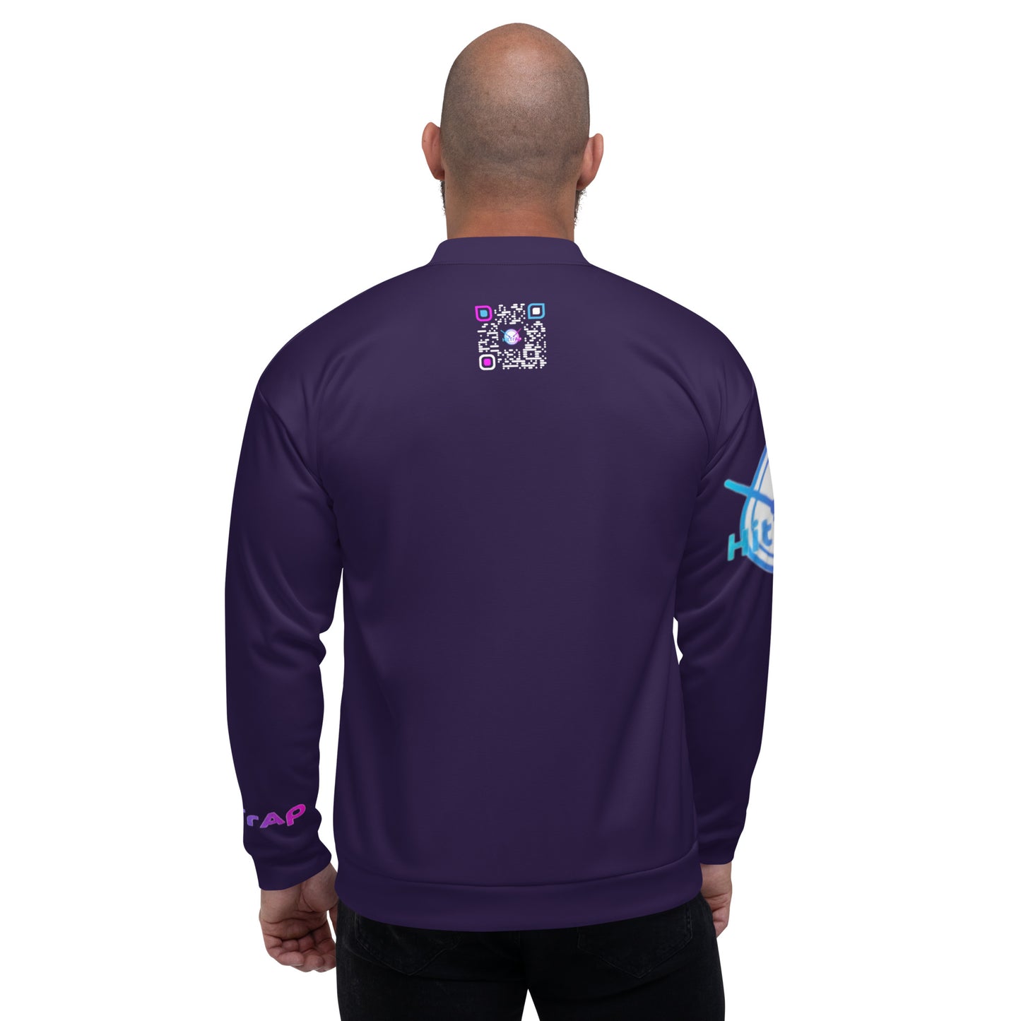 Unisex Bomber Jacket (Purple)