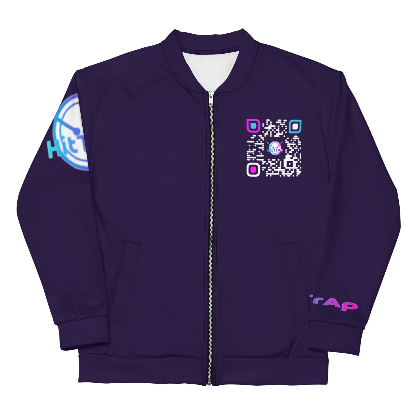 Unisex Bomber Jacket (Purple)