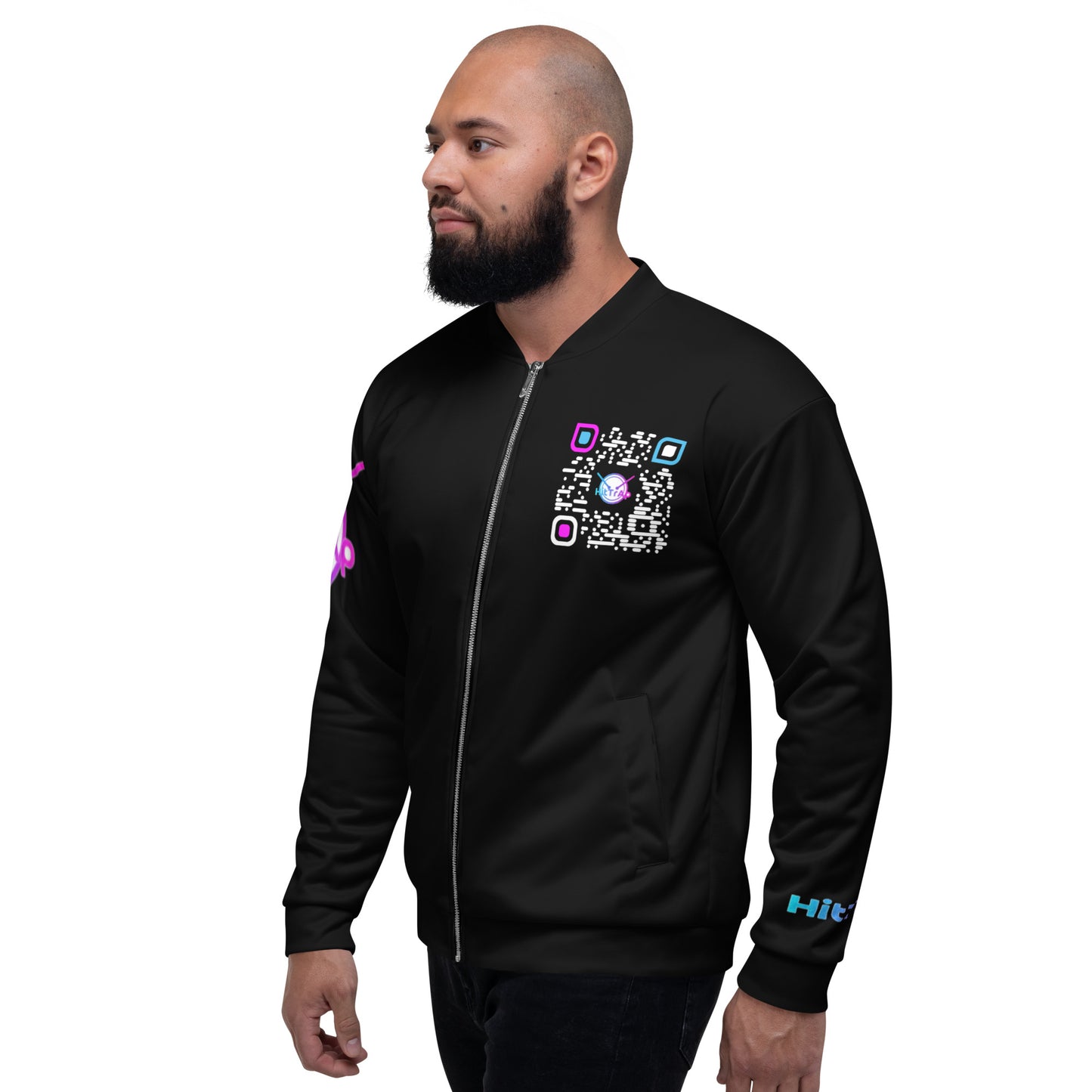 Unisex Bomber Jacket (Black)