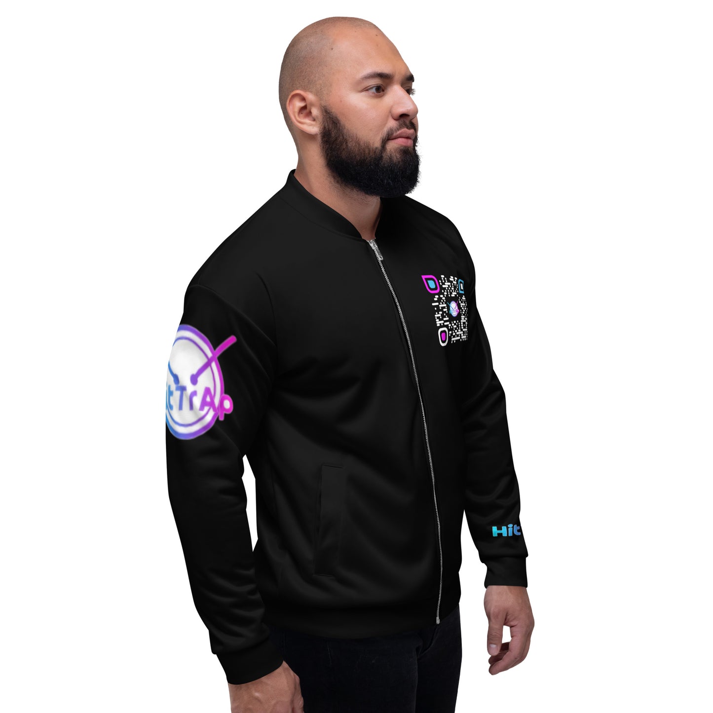 Unisex Bomber Jacket (Black)
