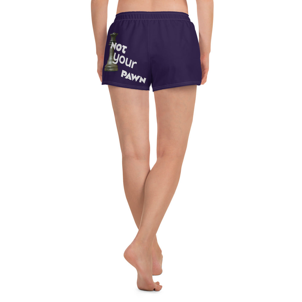Women’s Recycled Athletic Shorts (Purple)