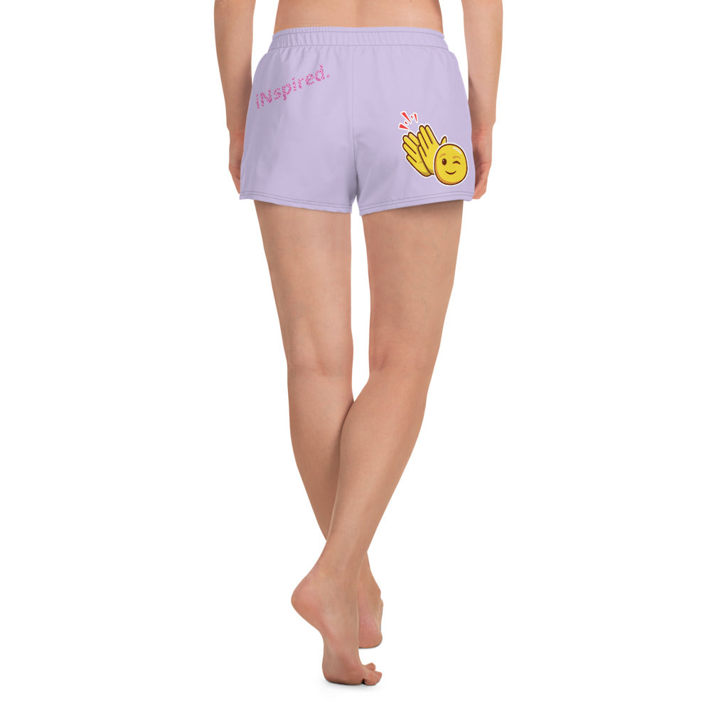 Women’s Recycled Athletic Shorts (Lavender)