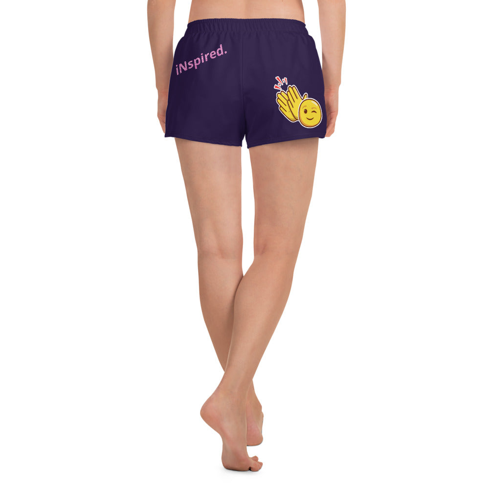 Women’s Recycled Athletic Shorts (Purple)