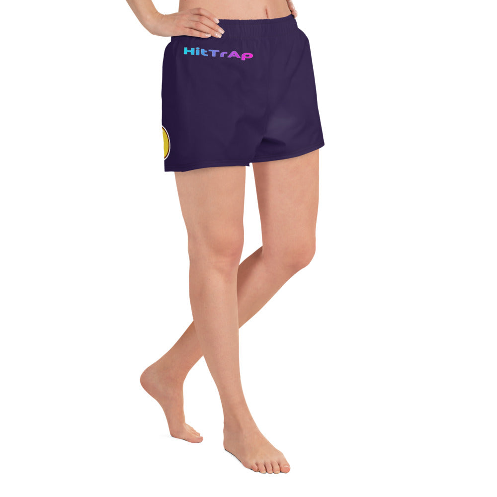 Women’s Recycled Athletic Shorts (Purple)