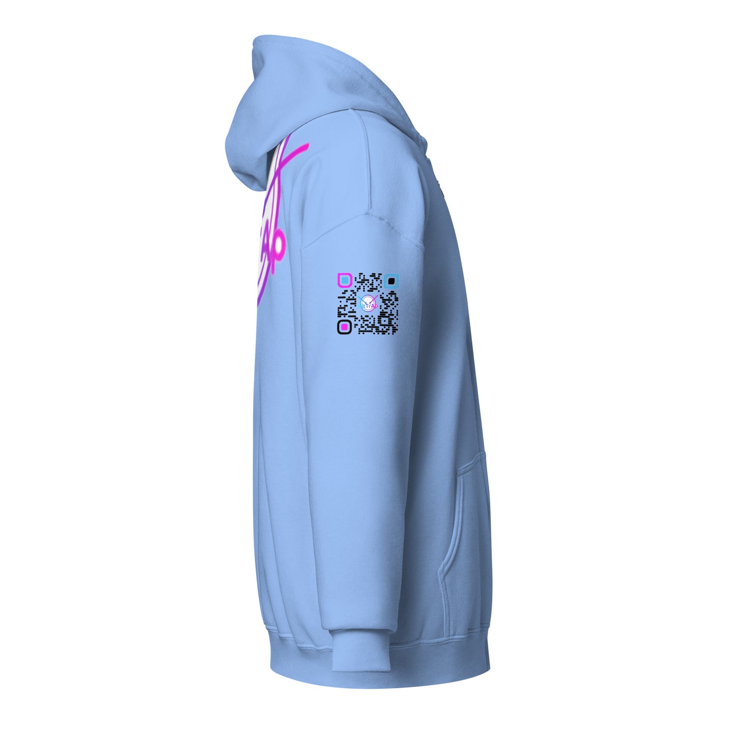 HitTrAp BlackQR heavy zip hoodie