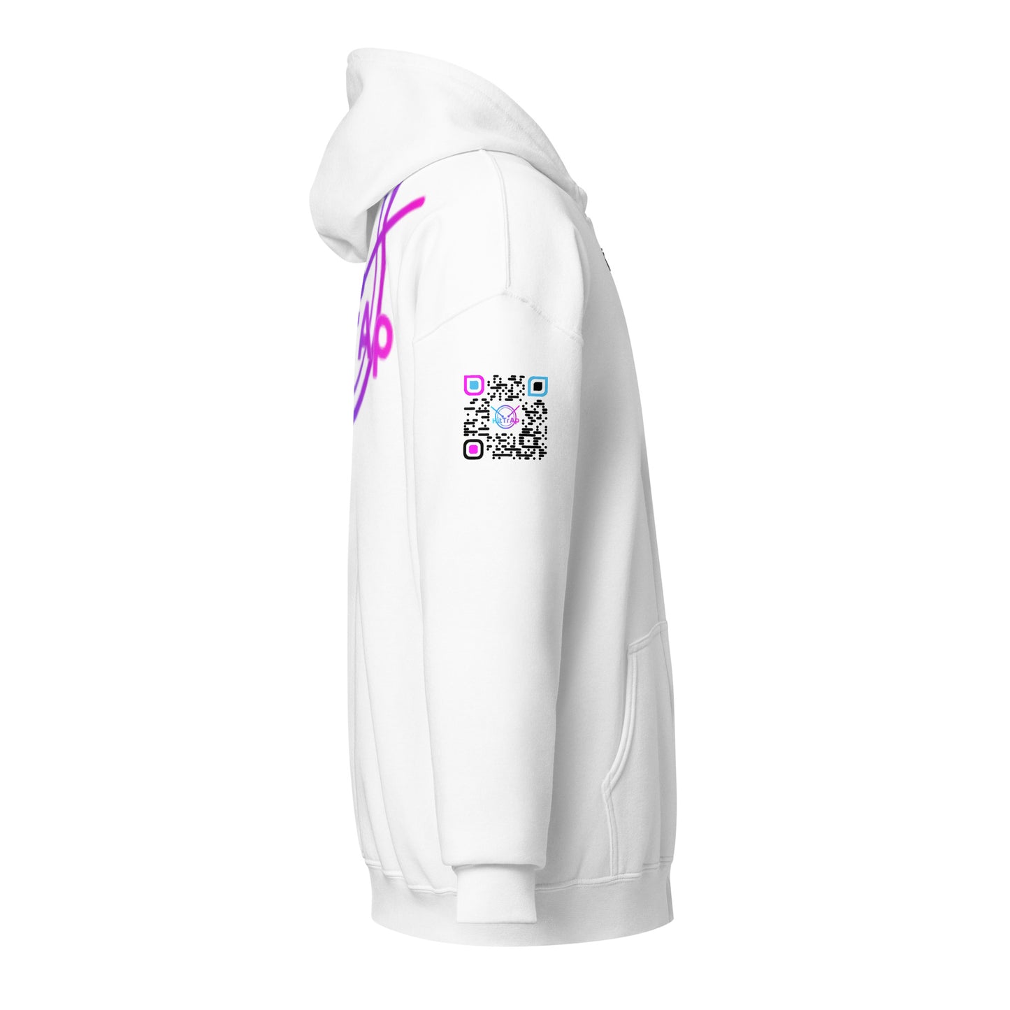 HitTrAp BlackQR heavy zip hoodie