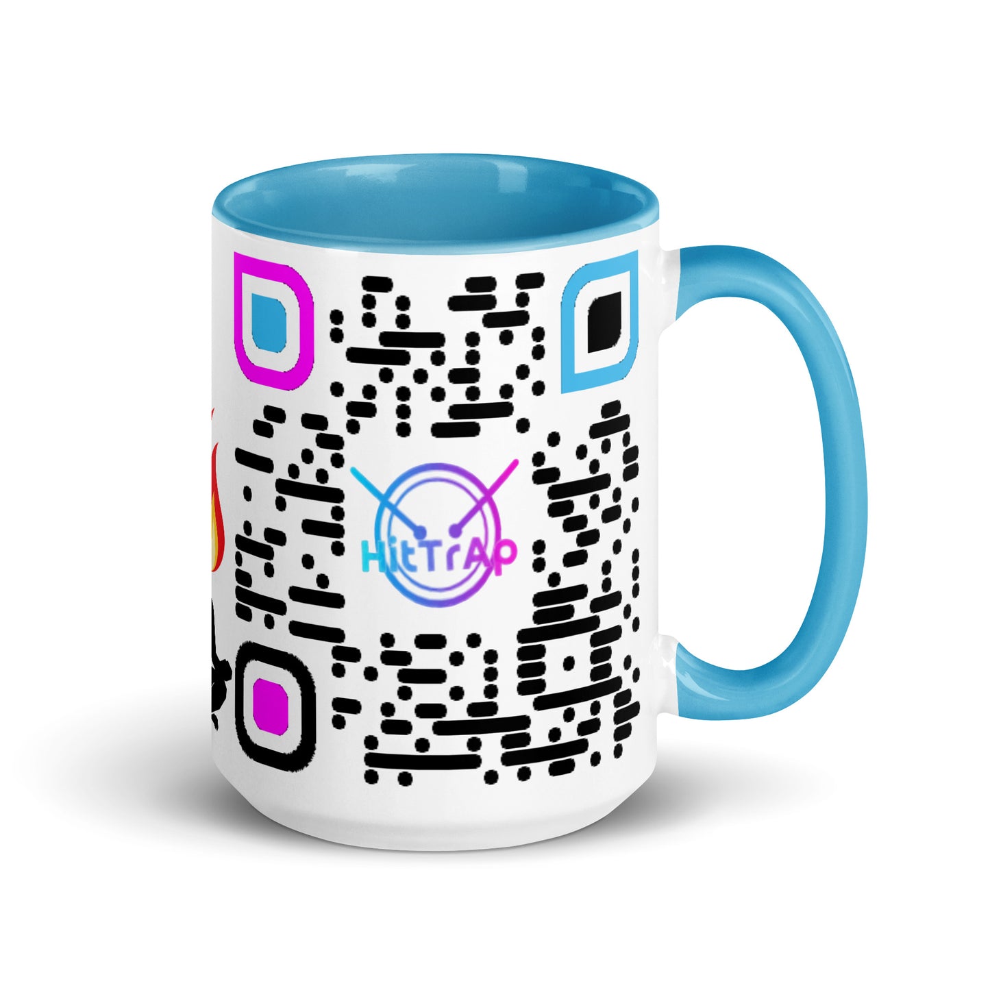 Mug, white with Color Inside (Black Code)