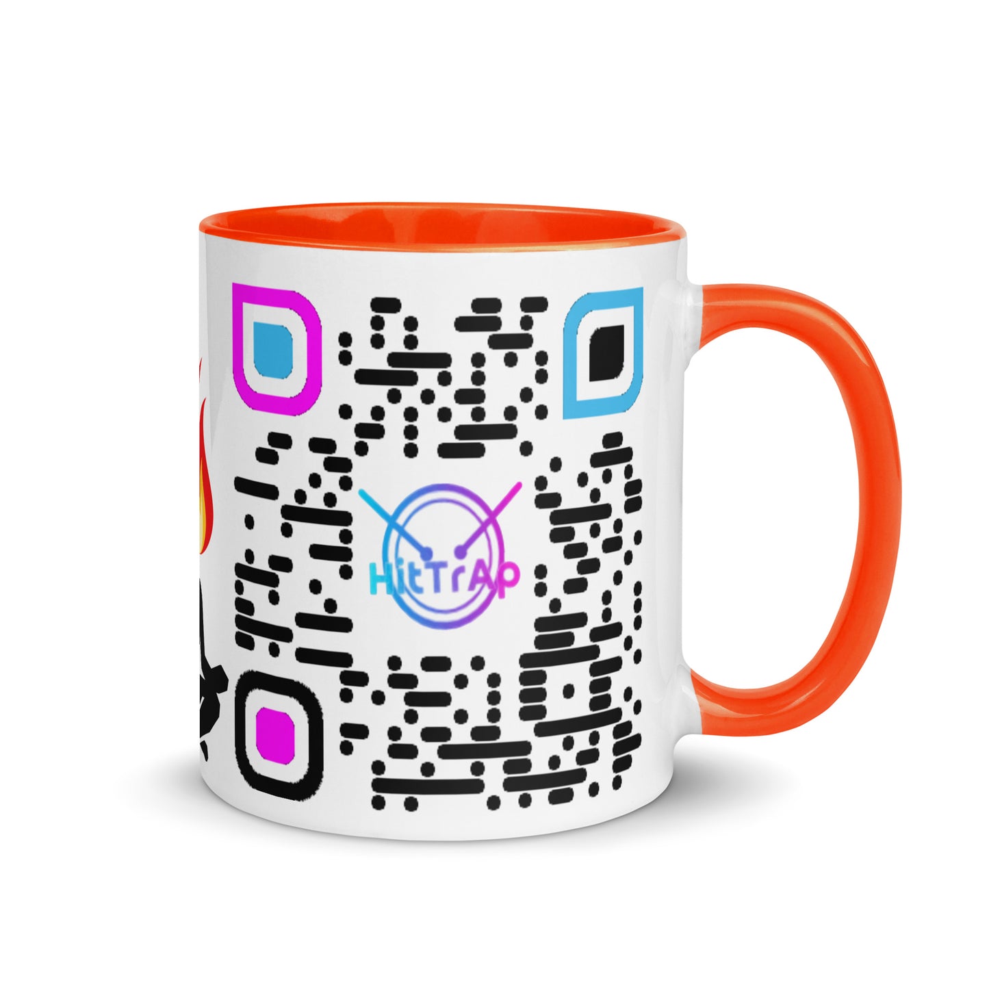 Mug, white with Color Inside (Black Code)