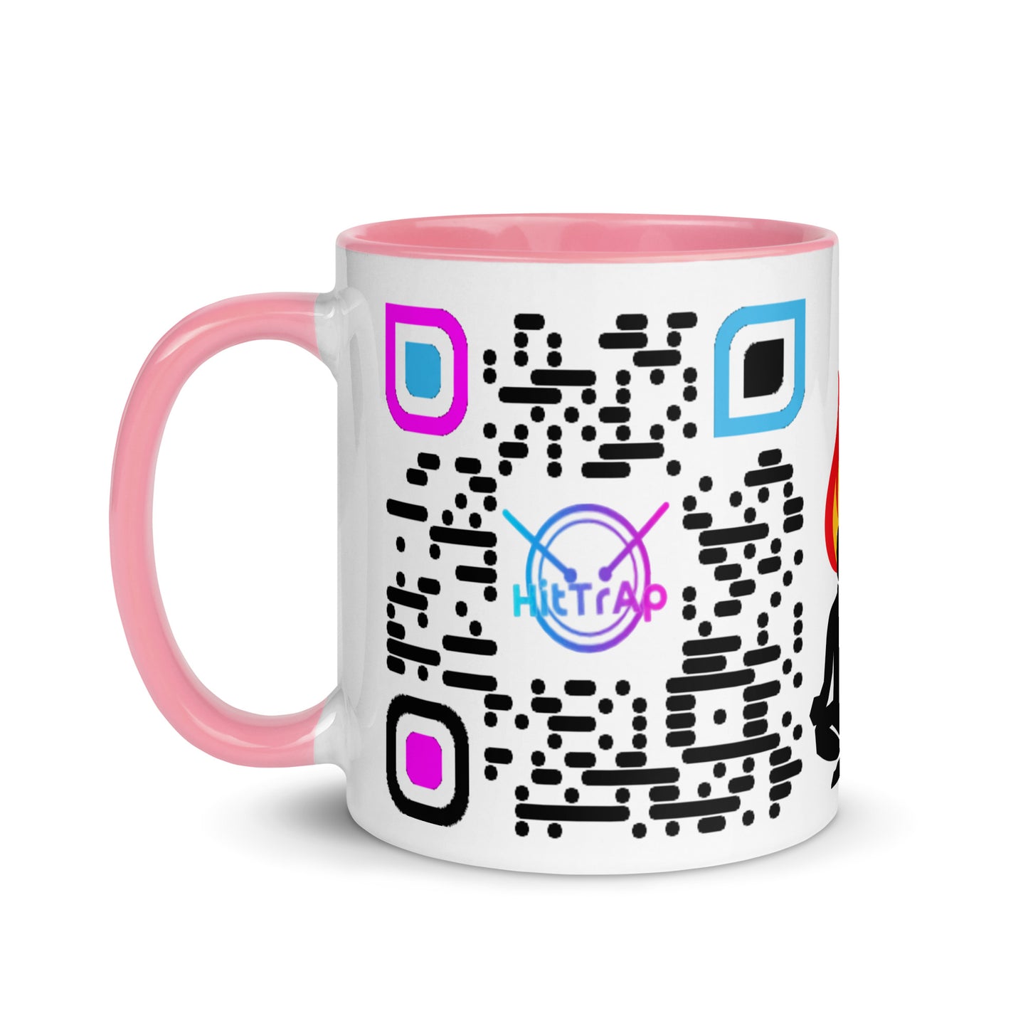 Mug, white with Color Inside (Black Code)