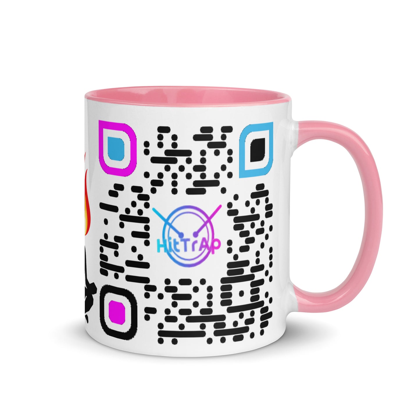 Mug, white with Color Inside (Black Code)