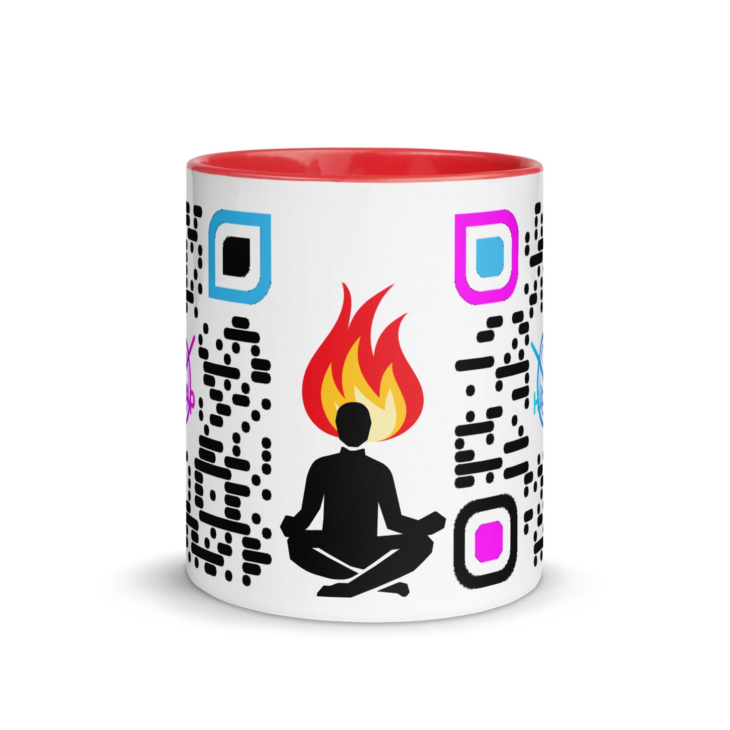 Mug, white with Color Inside (Black Code)