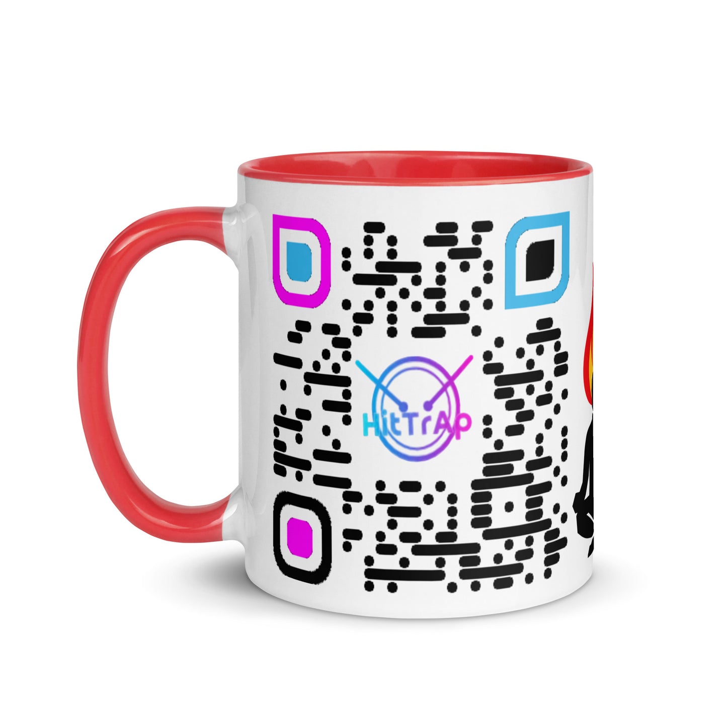 Mug, white with Color Inside (Black Code)
