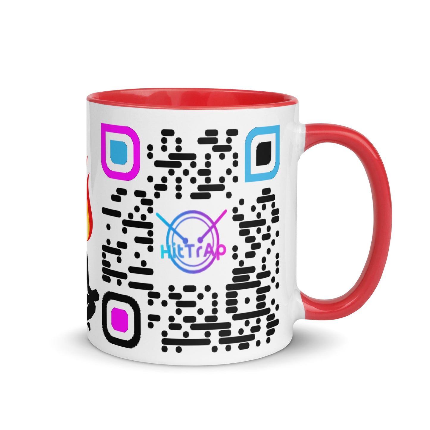 Mug, white with Color Inside (Black Code)