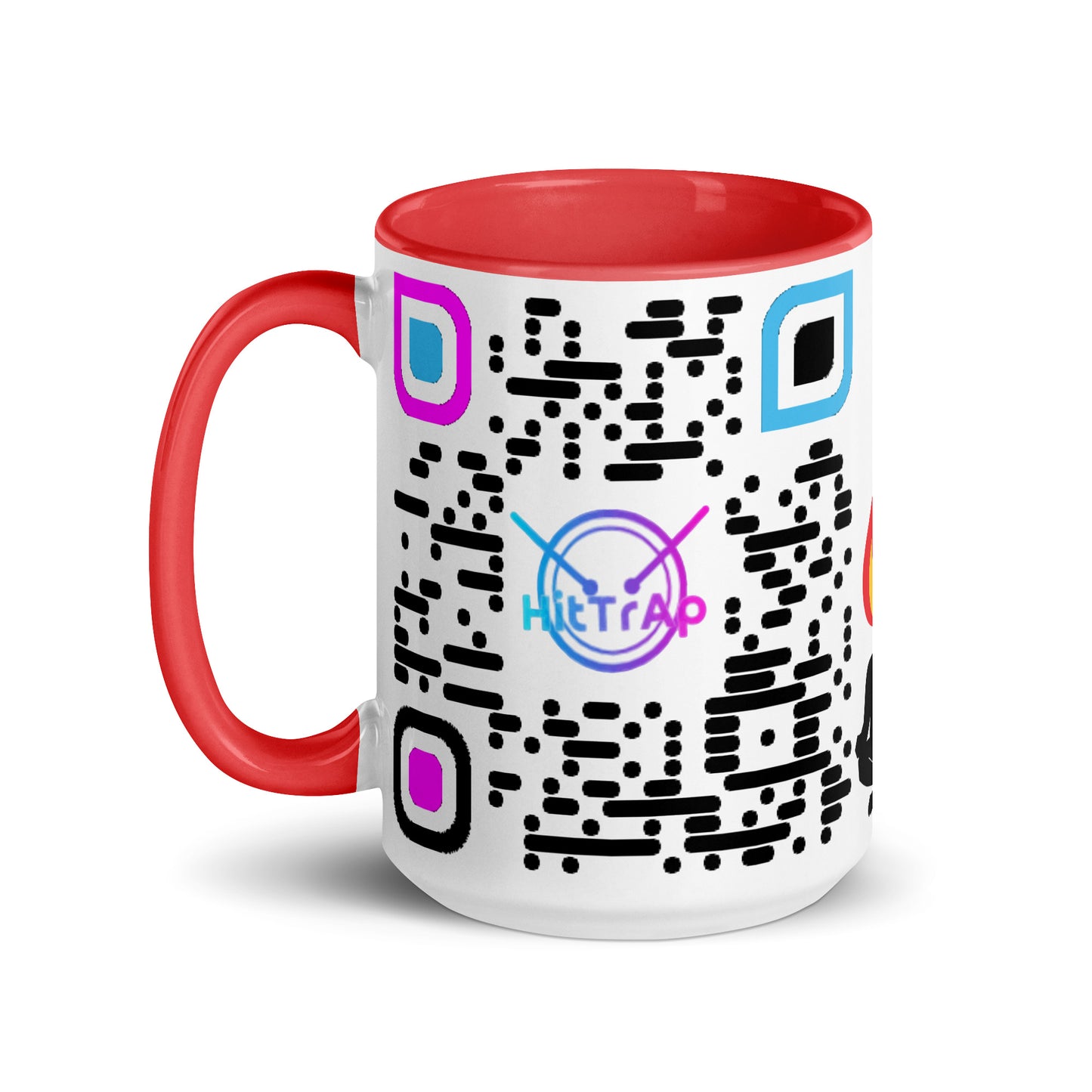 Mug, white with Color Inside (Black Code)