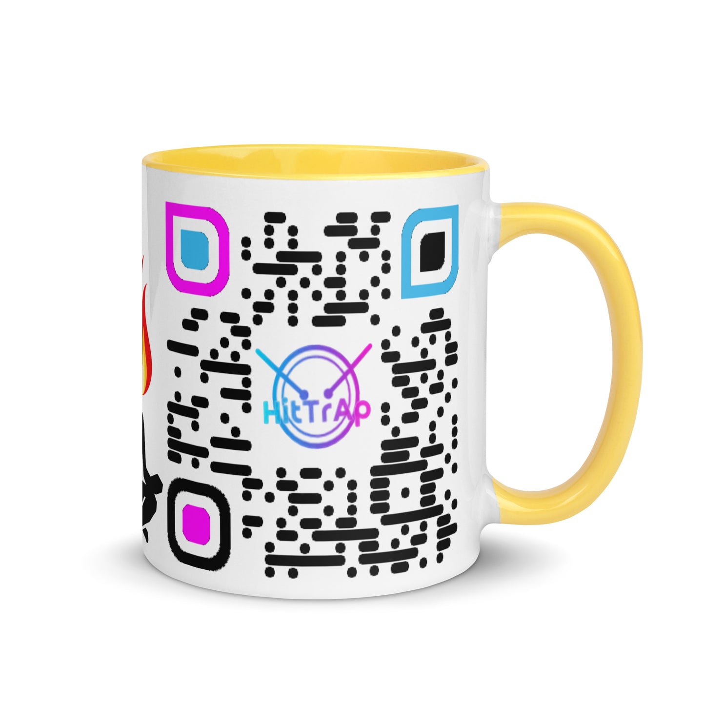 Mug, white with Color Inside (Black Code)
