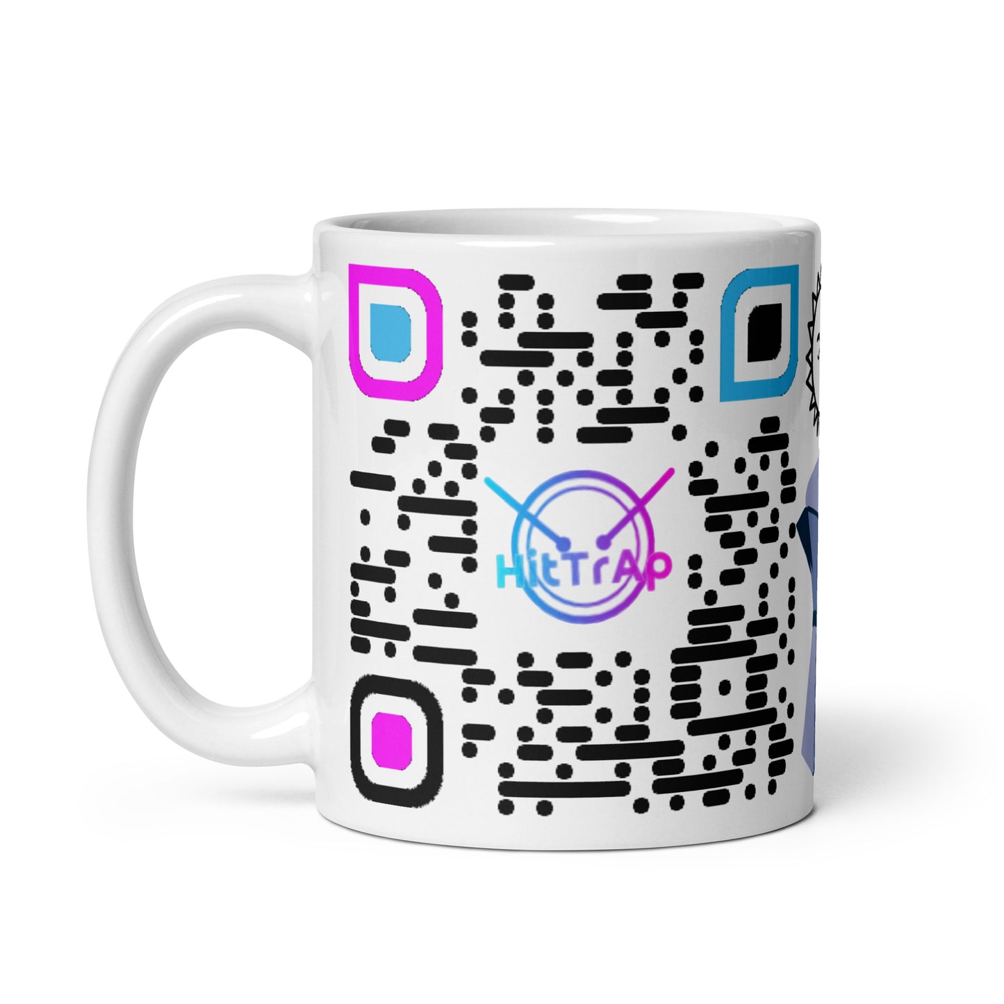 White glossy mug (Black Code)