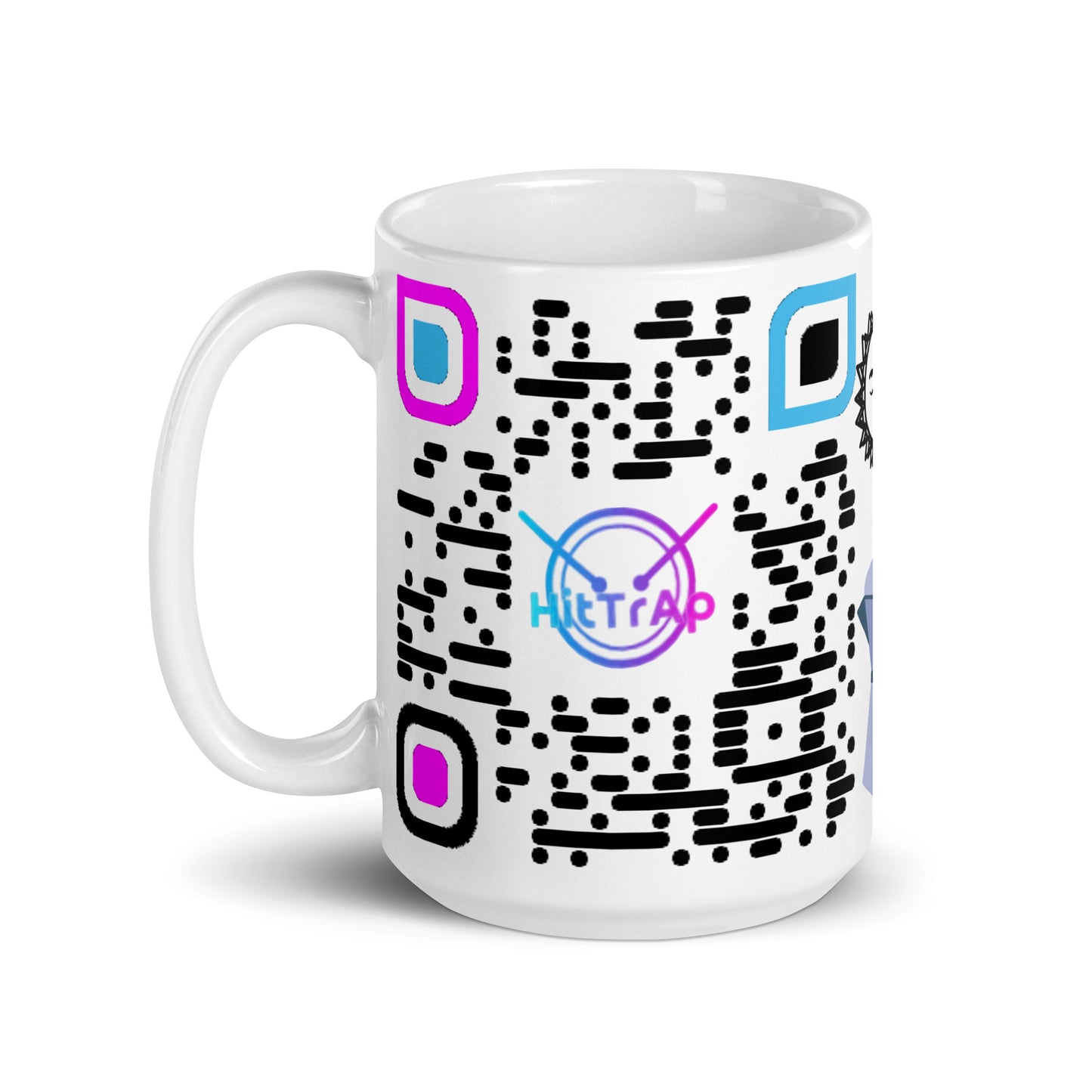 White glossy mug (Black Code)