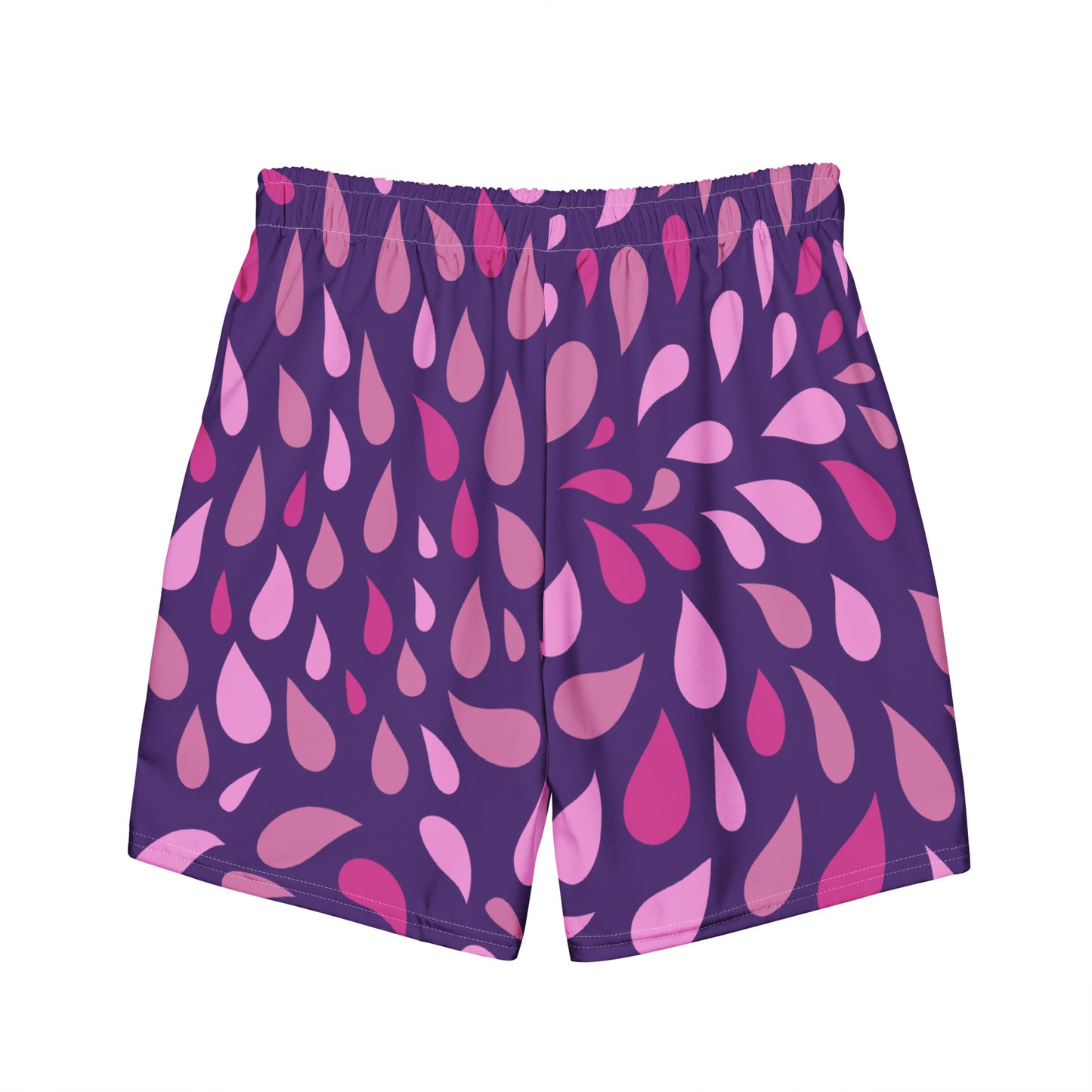 Men's swim trunks (Purple Drip)