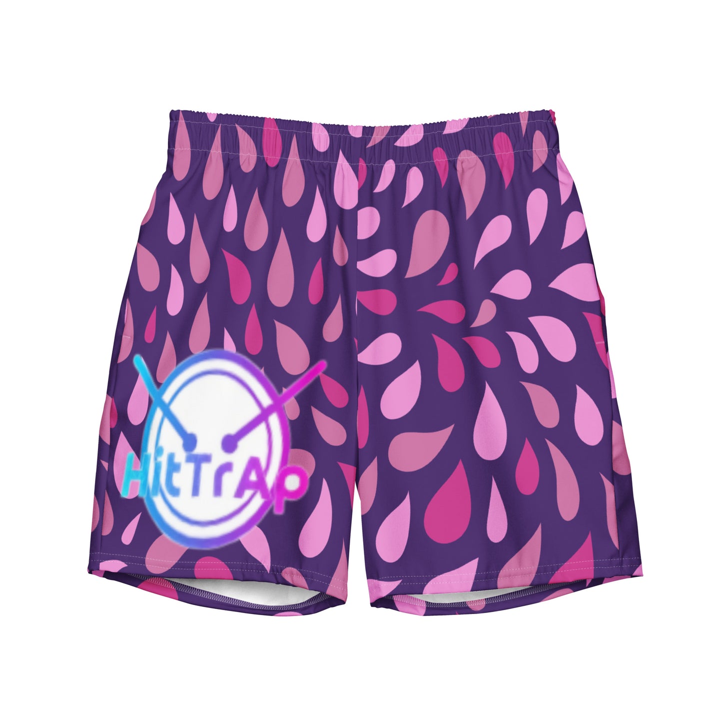 Men's swim trunks (Purple Drip)
