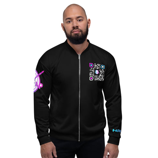 Unisex Bomber Jacket (Black)