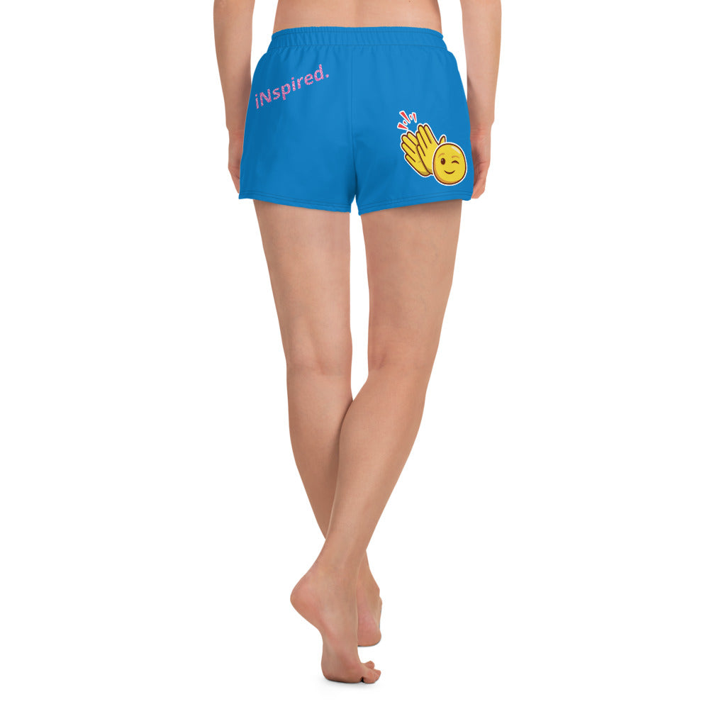 Women’s Recycled Athletic Shorts (Blue)