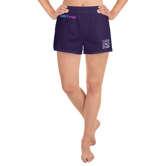 Women’s Recycled Athletic Shorts (Purple)