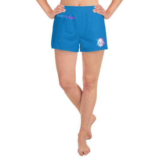 Women’s Recycled Athletic Shorts (Blue)