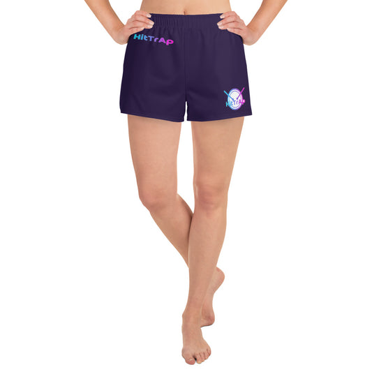 Women’s Recycled Athletic Shorts (Purple)